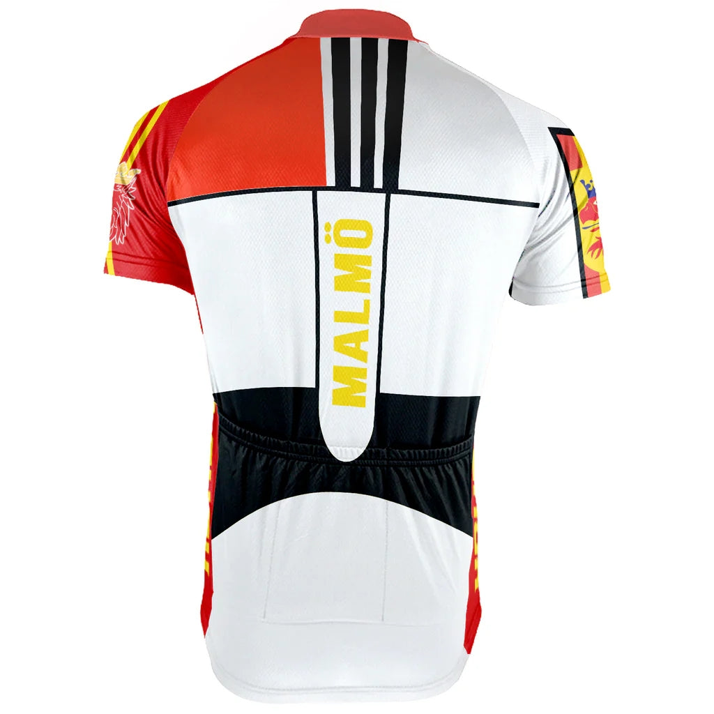 Customized Malmö Men's Cycling Jersey Short Sleeve