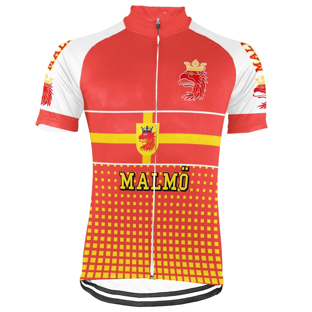 Customized Malmö Men's Cycling Jersey Short Sleeve