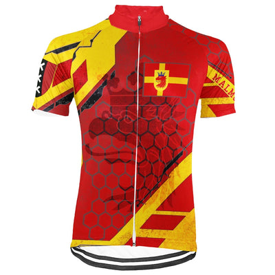 Customized Malmö Men's Cycling Jersey Short Sleeve