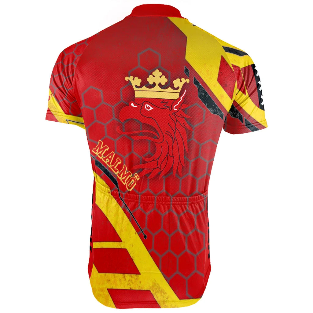Customized Malmö Men's Cycling Jersey Short Sleeve