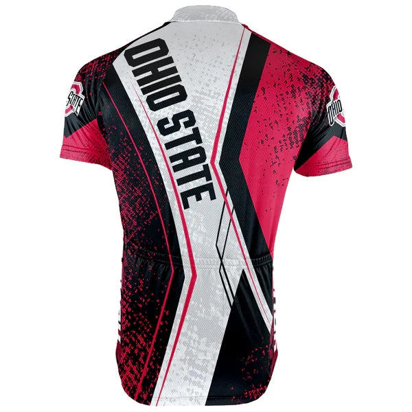Customized Ohio State University Men's Cycling Jersey Short Sleeve