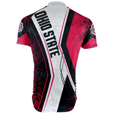 Customized Ohio State University Men's Cycling Jersey Short Sleeve