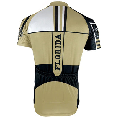 Customized University of Central Florida UCF Men's Cycling Jersey Short Sleeve