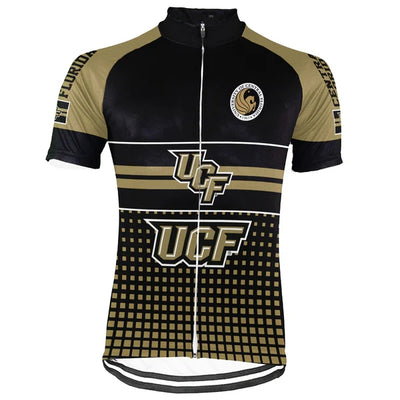 Customized University of Central Florida UCF Men's Cycling Jersey Short Sleeve