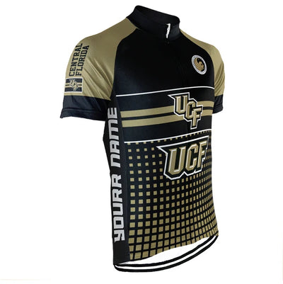 Customized University of Central Florida UCF Men's Cycling Jersey Short Sleeve