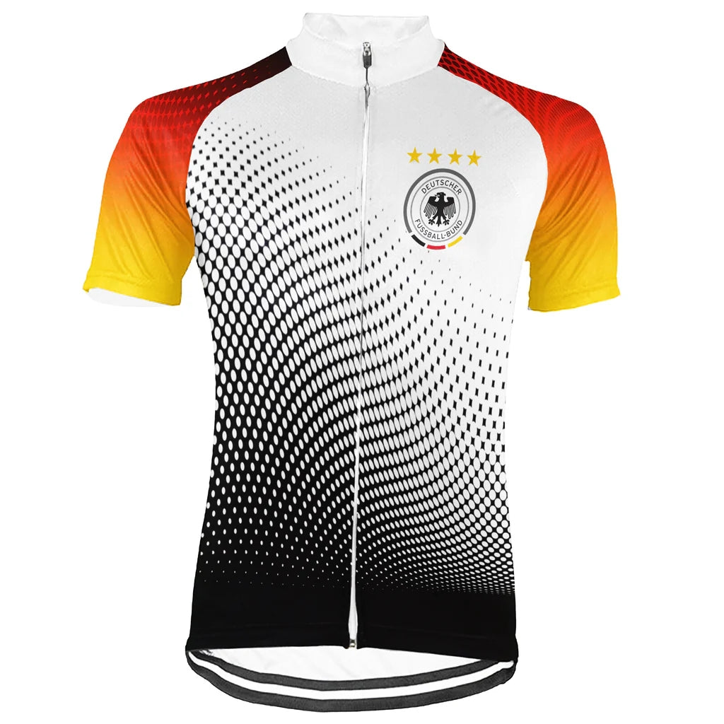 Customized Germany Men's Cycling Jersey Short Sleeve