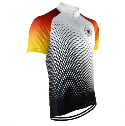 Customized Germany Men's Cycling Jersey Short Sleeve
