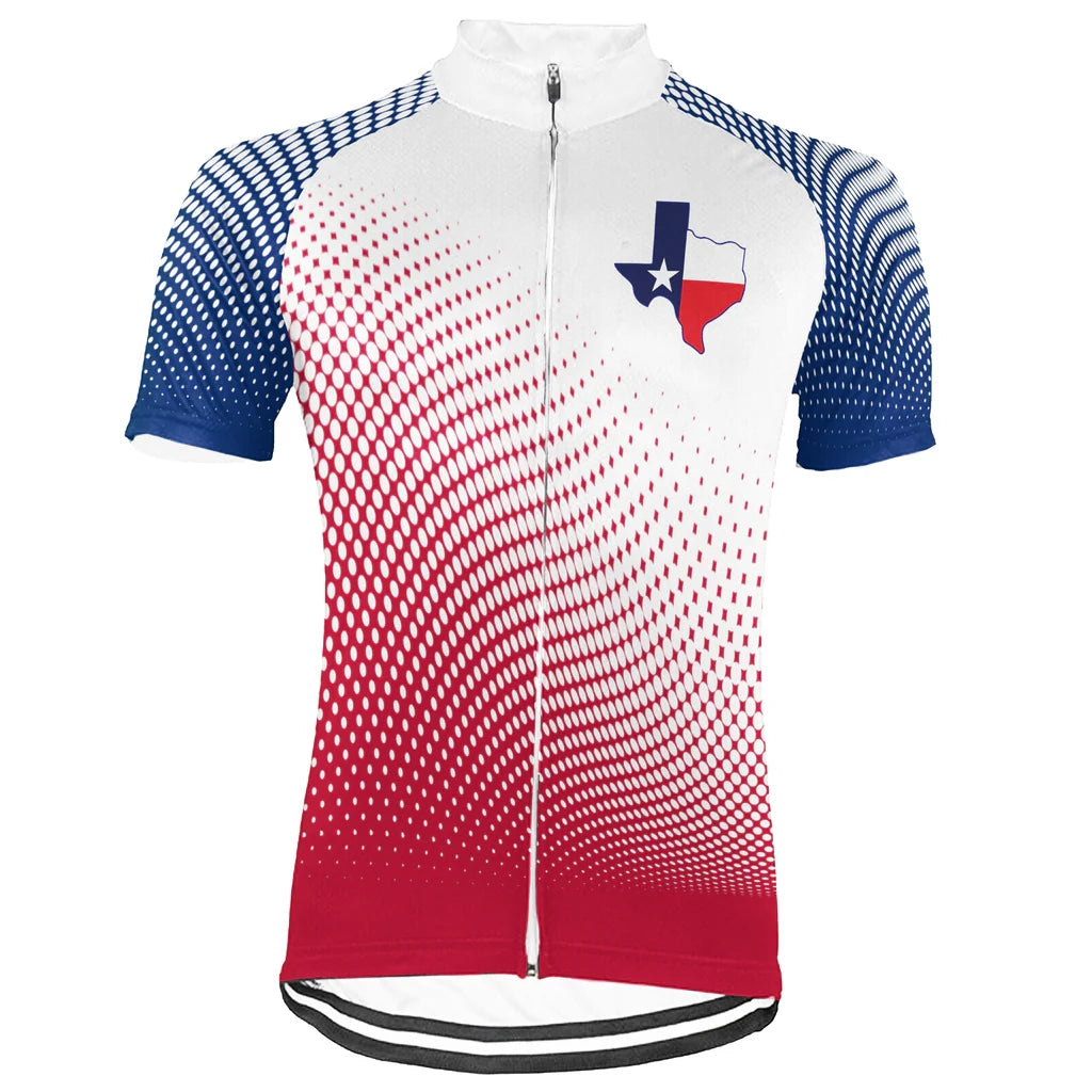 Customized Texas Men's Cycling Jersey Short Sleeve