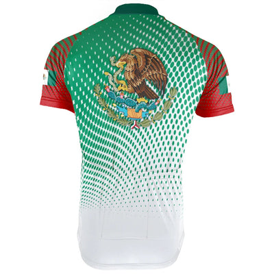 Customized Mexico Men's Cycling Jersey Short Sleeve
