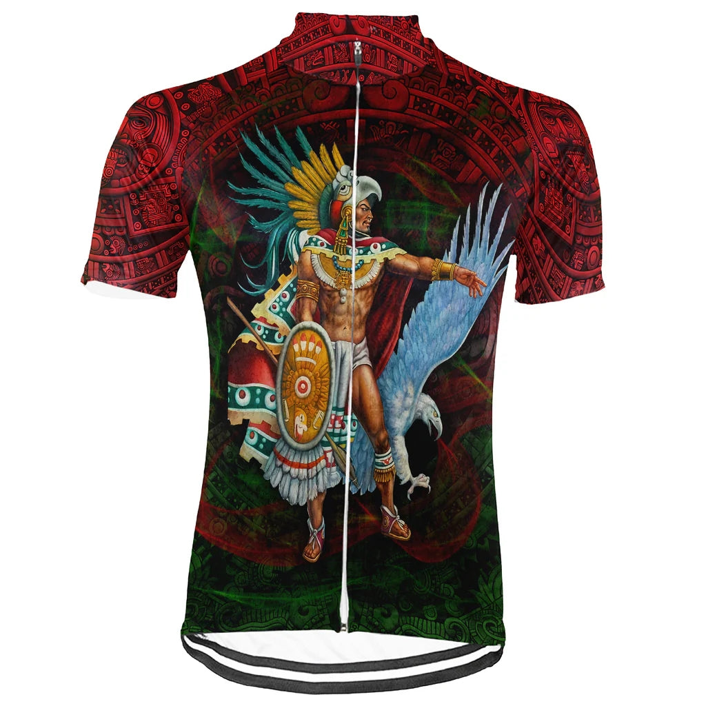 Customized Mexico Aztec Men's Cycling Jersey Short Sleeve