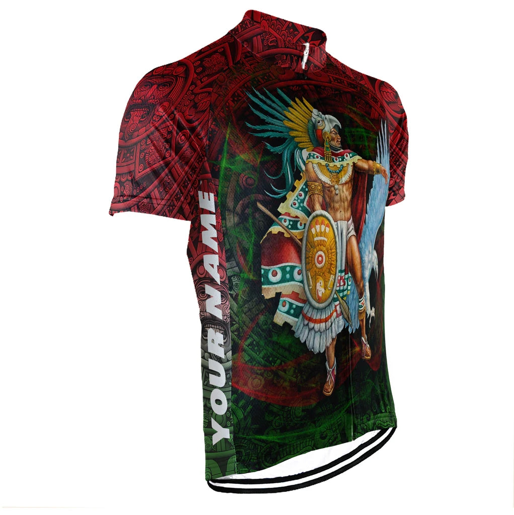 Customized Mexico Aztec Men's Cycling Jersey Short Sleeve