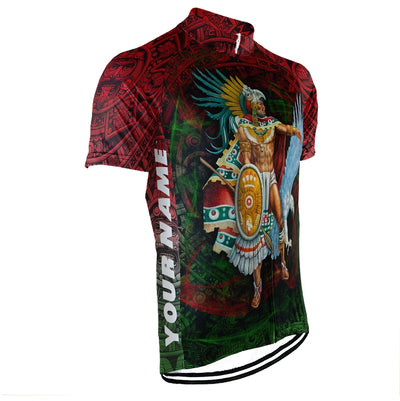 Customized Mexico Aztec Men's Cycling Jersey Short Sleeve