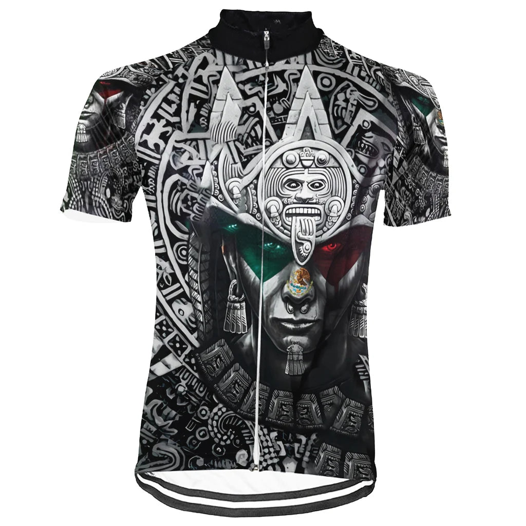 Customized Mexico Aztec Men's Cycling Jersey Short Sleeve