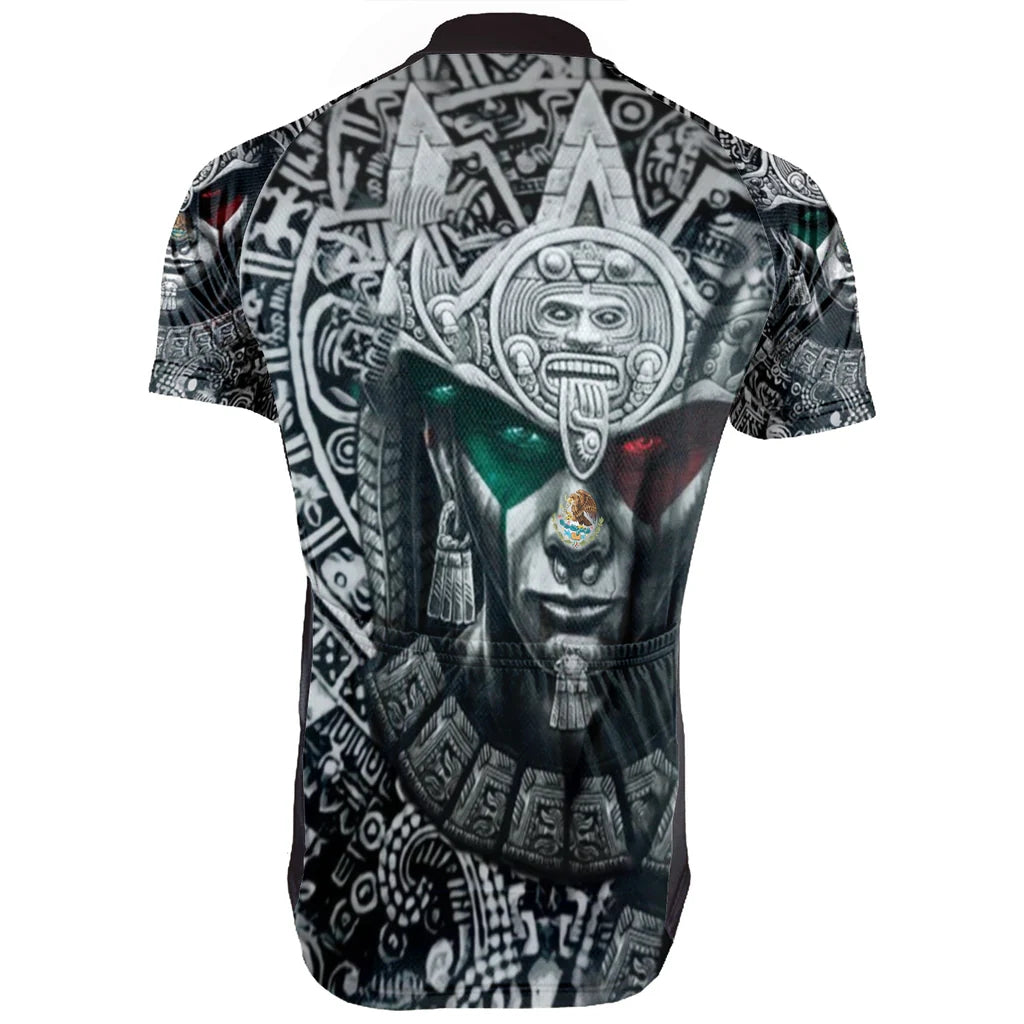 Customized Mexico Aztec Men's Cycling Jersey Short Sleeve