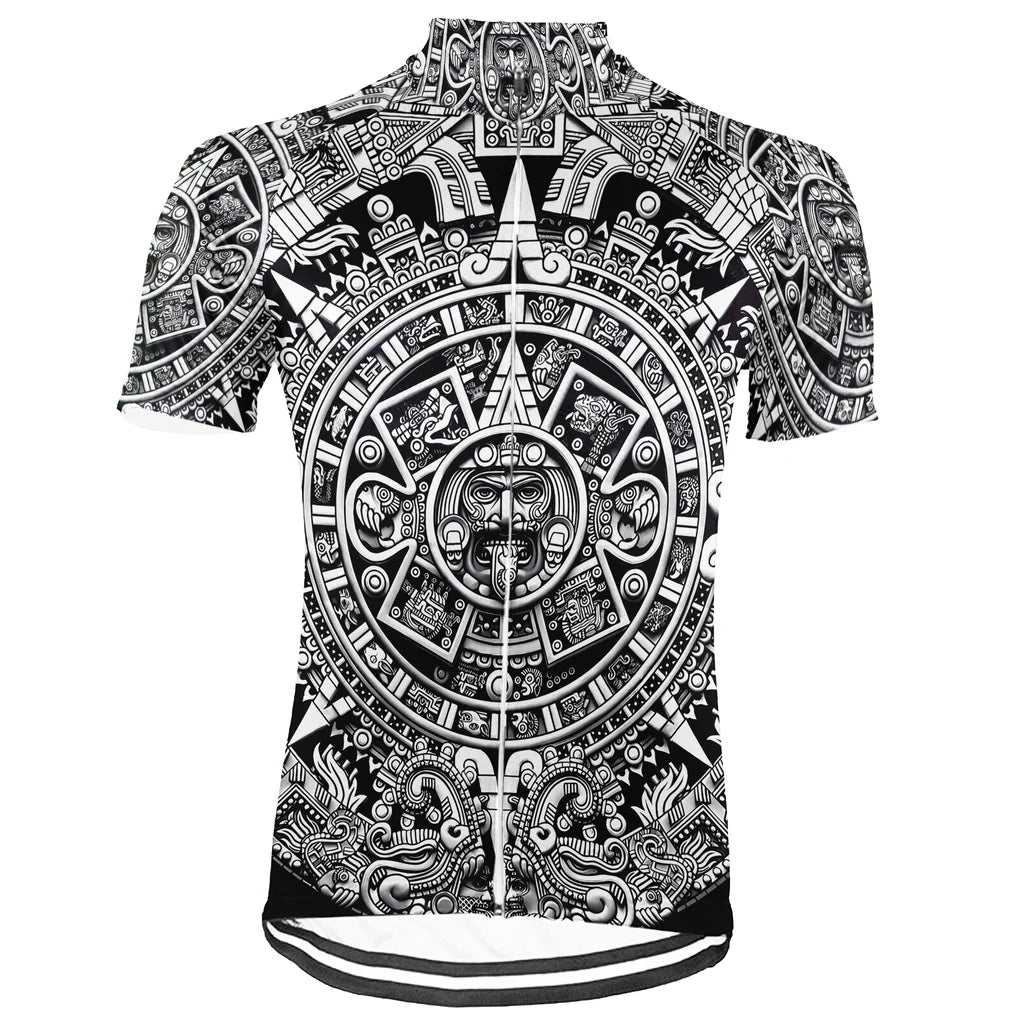 Customized Mexico Aztec Men's Cycling Jersey Short Sleeve