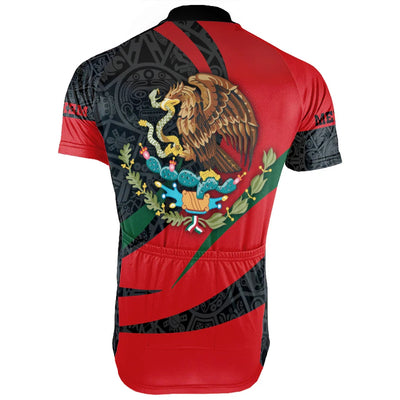 Customized Mexican American Men's Cycling Jersey Short Sleeve