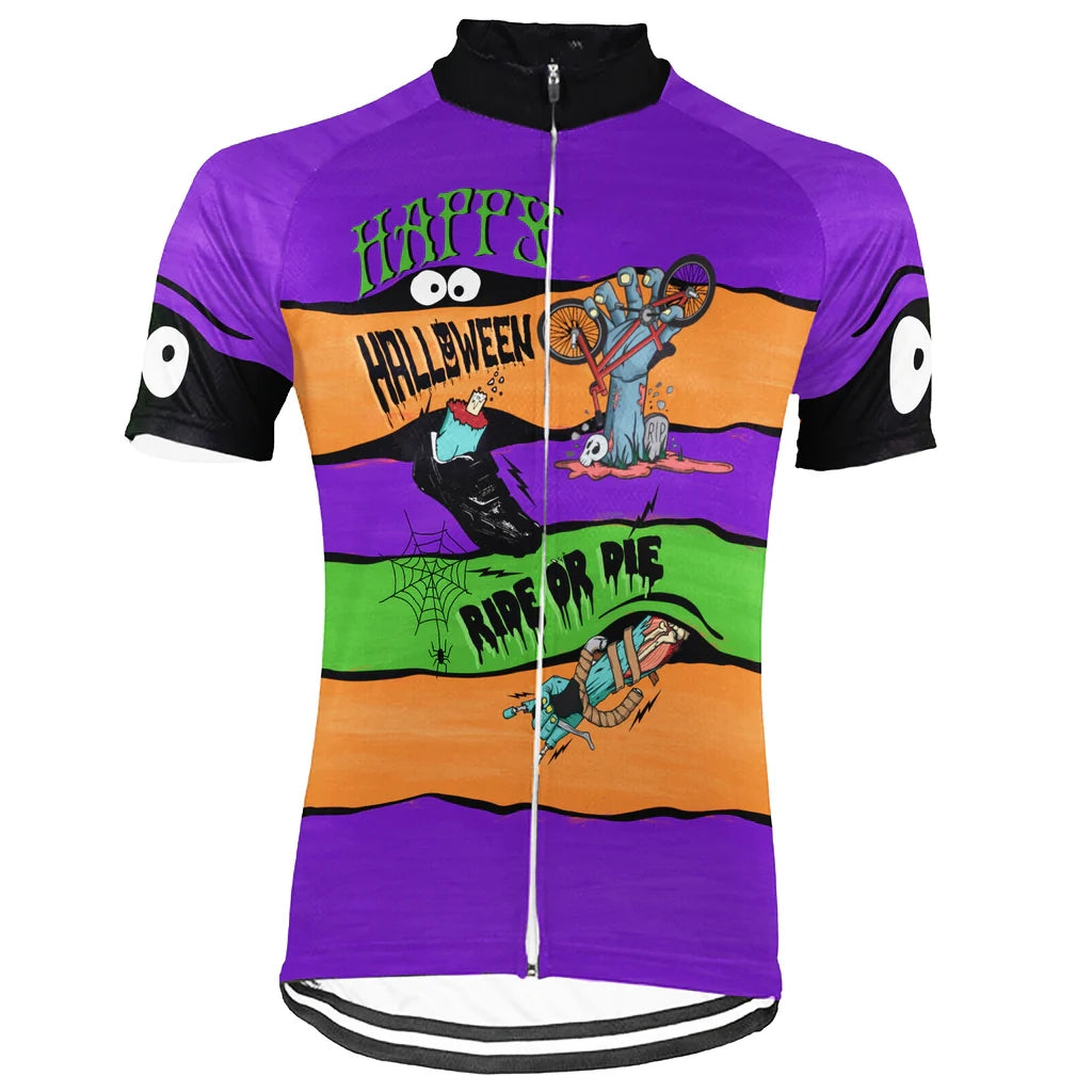 Customized Halloween Men's Cycling Jersey Short Sleeve