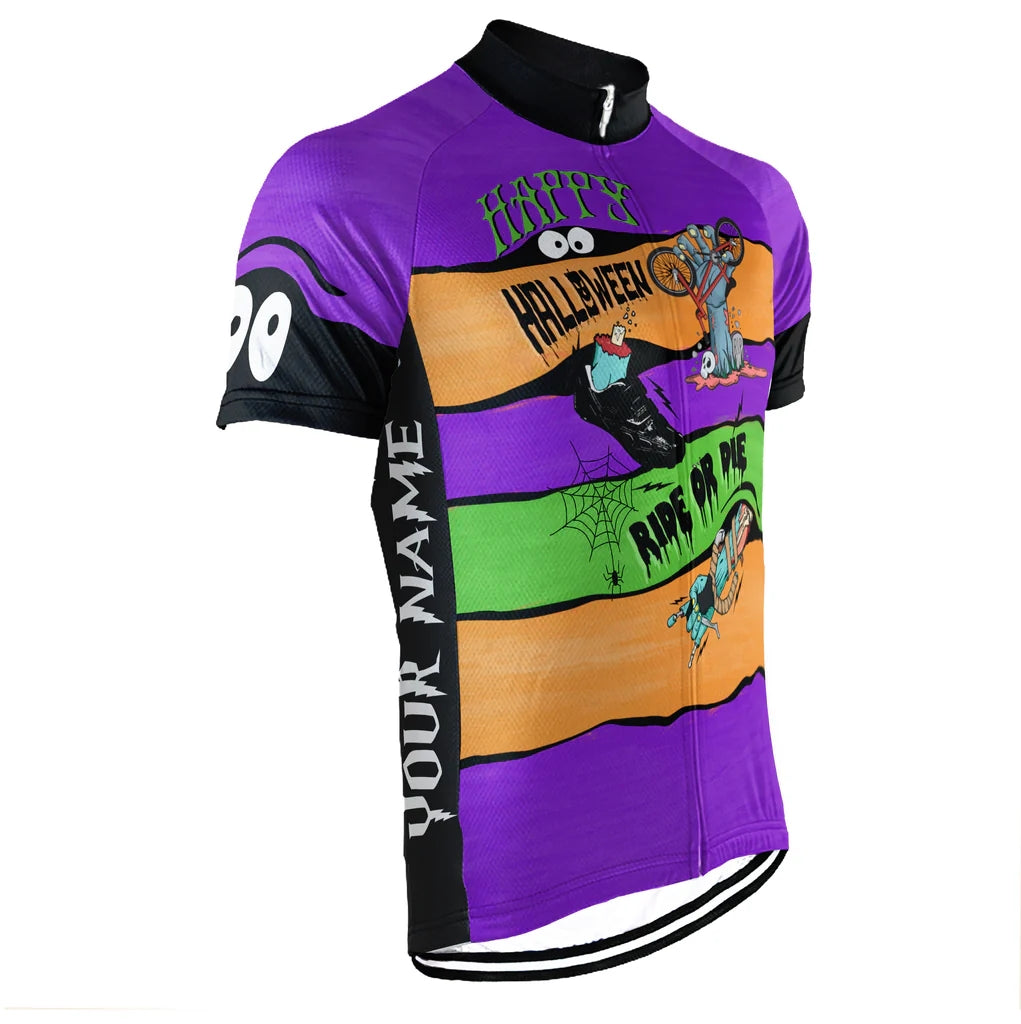 Customized Halloween Men's Cycling Jersey Short Sleeve