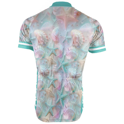 Customized Coastal Shell Men's Cycling Jersey Short Sleeve
