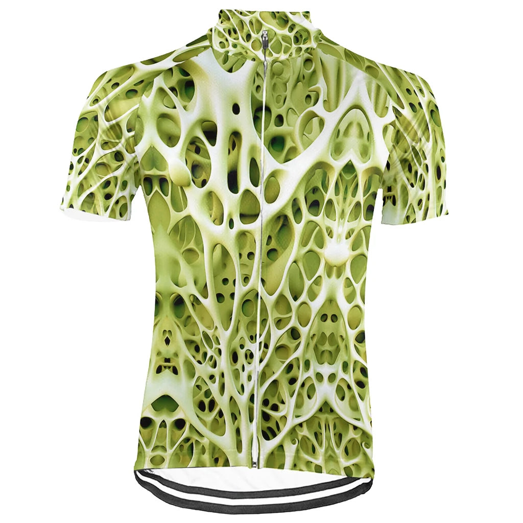 Customized 3D Stripe Men's Cycling Jersey Short Sleeve
