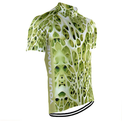 Customized 3D Stripe Men's Cycling Jersey Short Sleeve