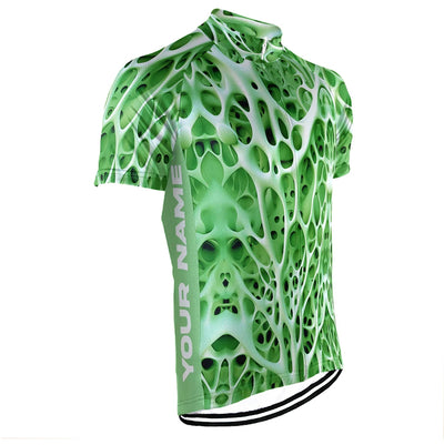 Customized 3D Stripe Men's Cycling Jersey Short Sleeve