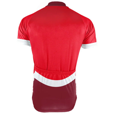 Customized Switzerland Men's Cycling Jersey Short Sleeve