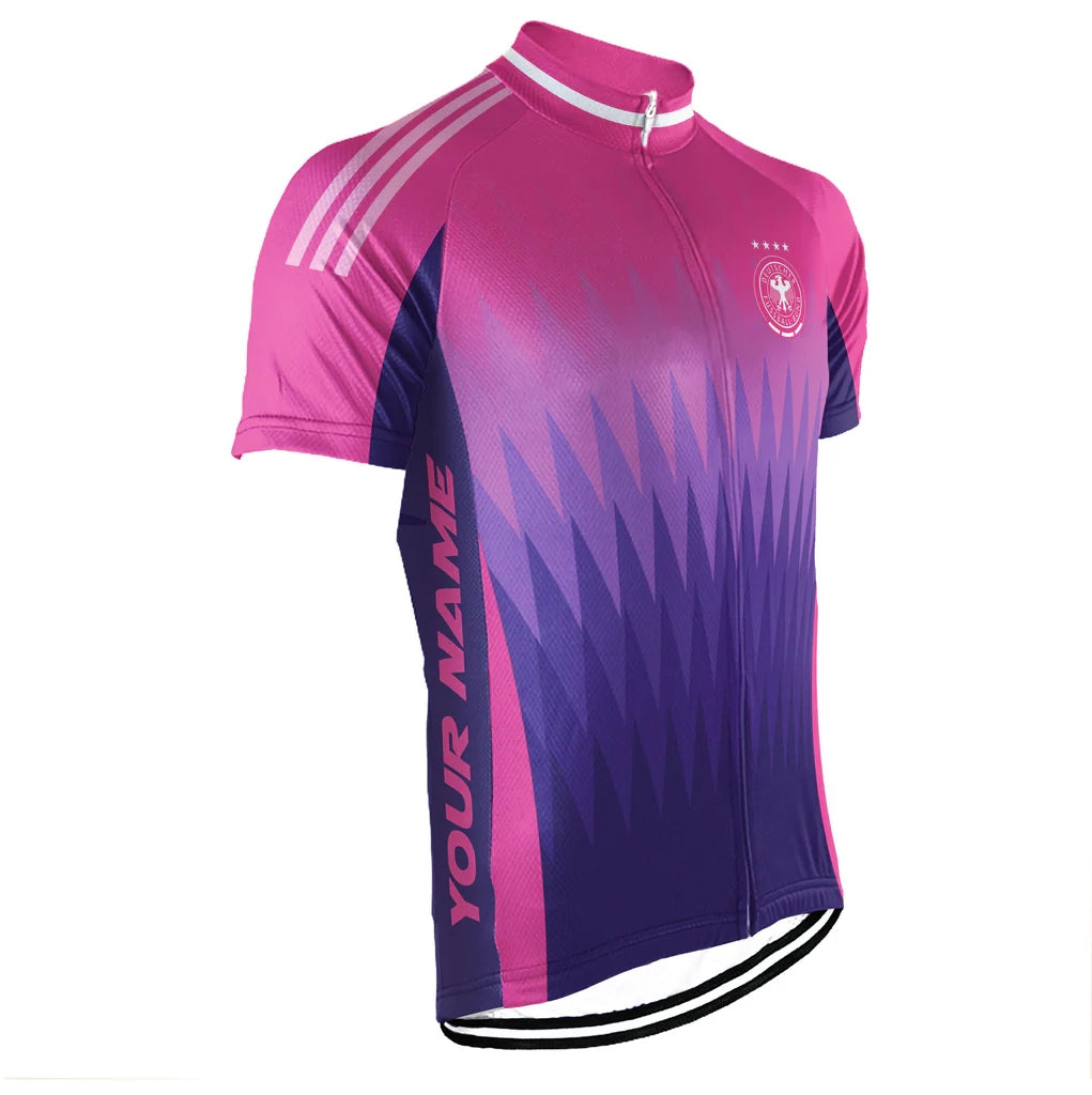 Customized Germany Men's Cycling Jersey Short Sleeve