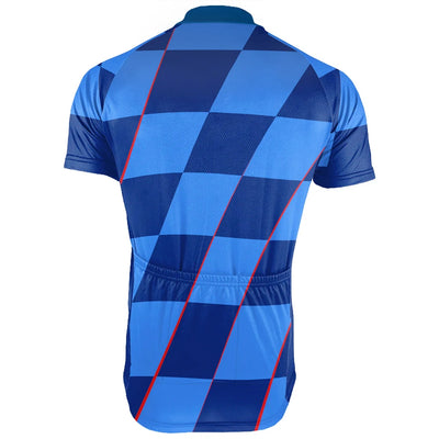 Customized Croatia Men's Cycling Jersey Short Sleeve