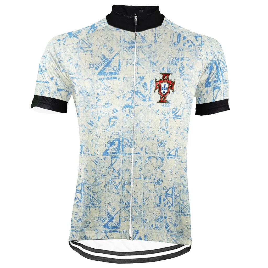 Customized Portugal Men's Cycling Jersey Short Sleeve