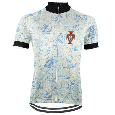 Customized Portugal Men's Cycling Jersey Short Sleeve