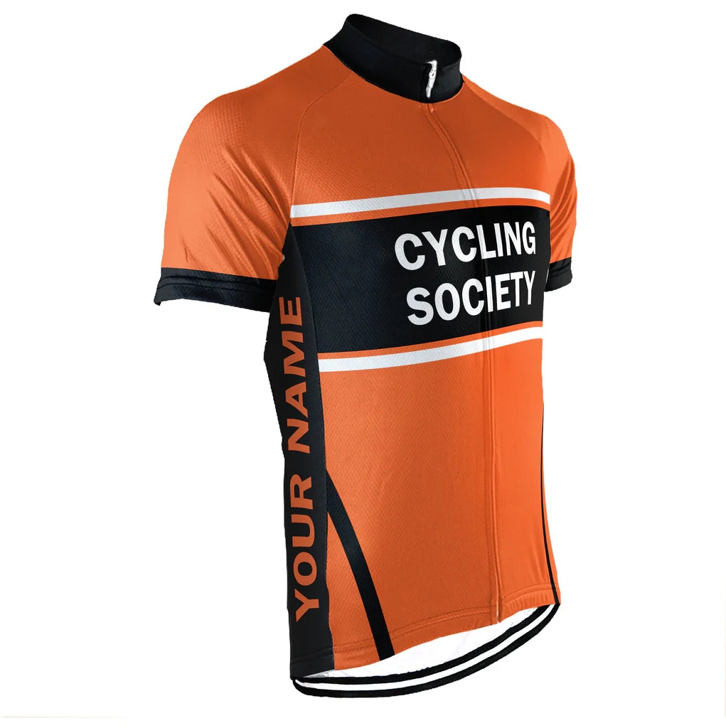 Customized Society Men's Cycling Jersey Short Sleeve