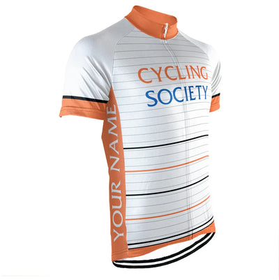 Customized Society Men's Cycling Jersey Short Sleeve