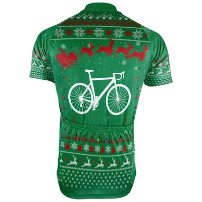 Customized Christmas Men's Cycling Jersey Short Sleeve