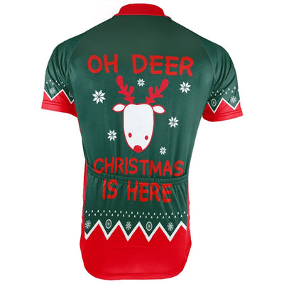 Customized Christmas Men's Cycling Jersey Short Sleeve