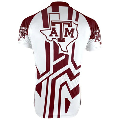 Customized Texas A&M Men's Cycling Jersey Short Sleeve
