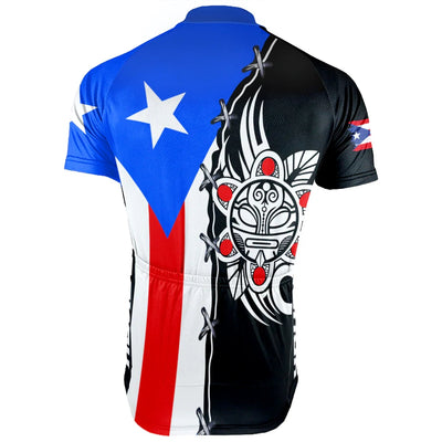 Customized PUERTO RICO Men's Cycling Jersey Short Sleeve
