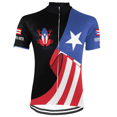 Customized PUERTO RICO Men's Cycling Jersey Short Sleeve
