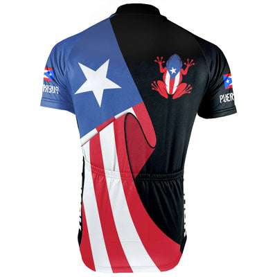 Customized PUERTO RICO Men's Cycling Jersey Short Sleeve