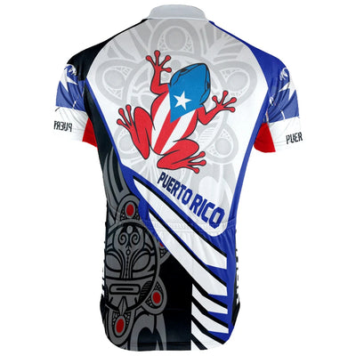 Customized PUERTO RICO Men's Cycling Jersey Short Sleeve