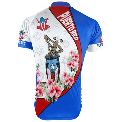 Customized PUERTO RICO Men's Cycling Jersey Short Sleeve