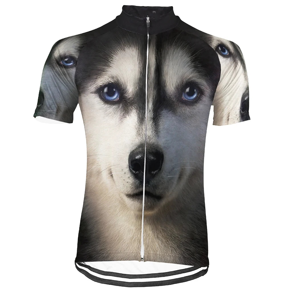Customized Puppy Men's Cycling Jersey Short Sleeve