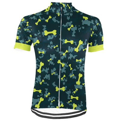 Customized Puppy Men's Cycling Jersey Short Sleeve