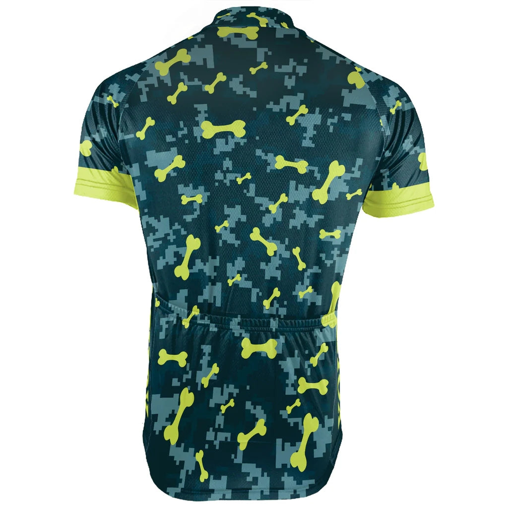 Customized Puppy Men's Cycling Jersey Short Sleeve