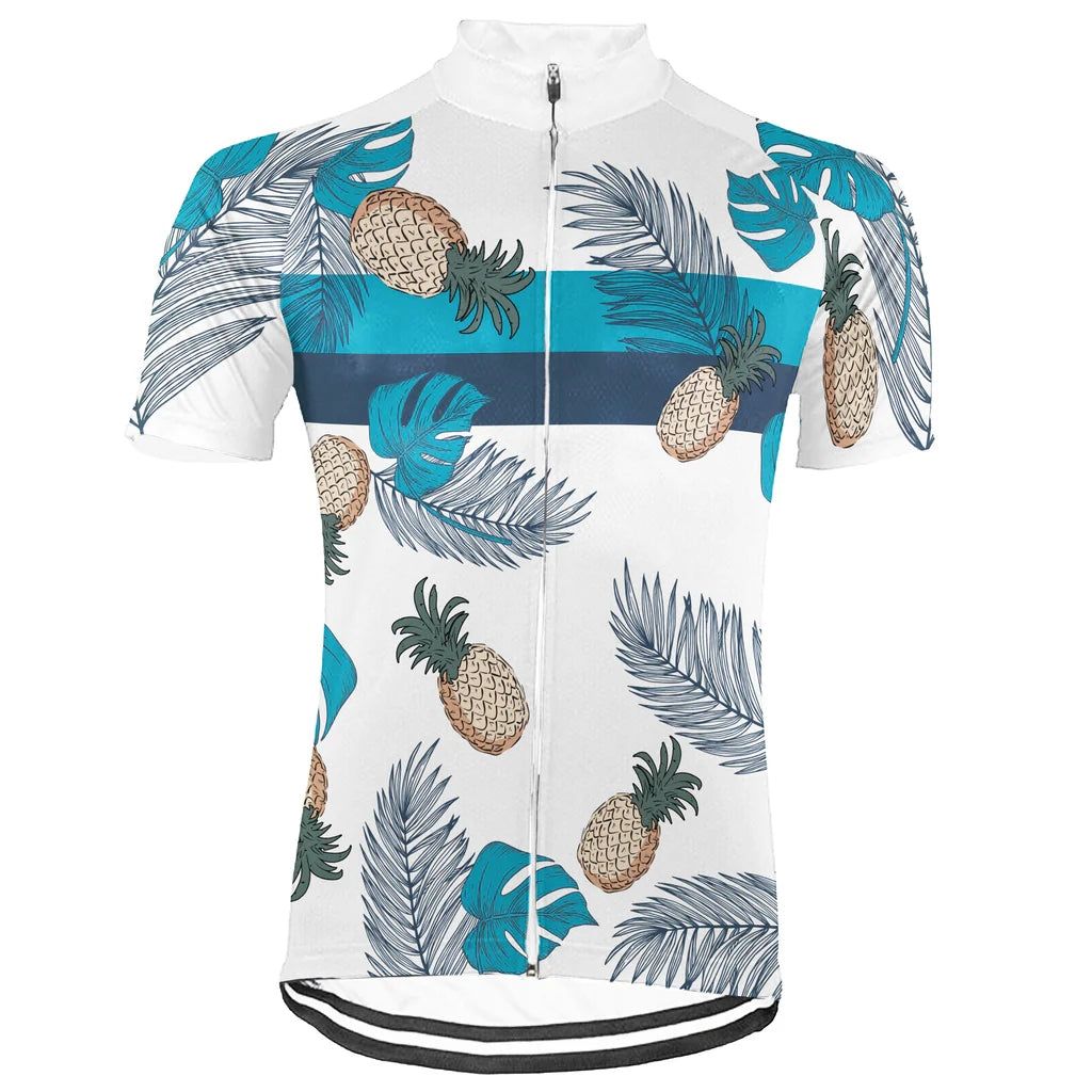 Customized Pineapple Men's Cycling Jersey Short Sleeve