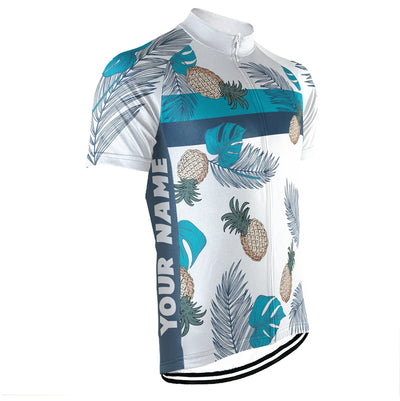 Customized Pineapple Men's Cycling Jersey Short Sleeve