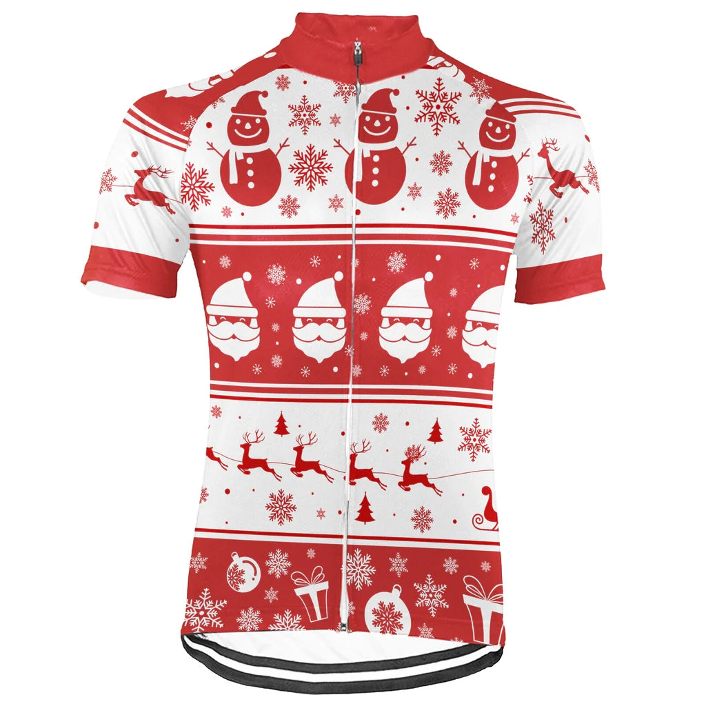 Customized Christmas Collection Men's Cycling Jersey Short Sleeve