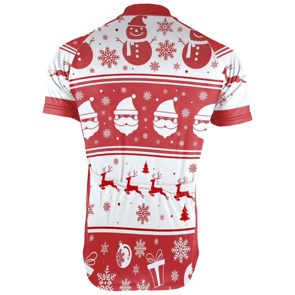 Customized Christmas Collection Men's Cycling Jersey Short Sleeve