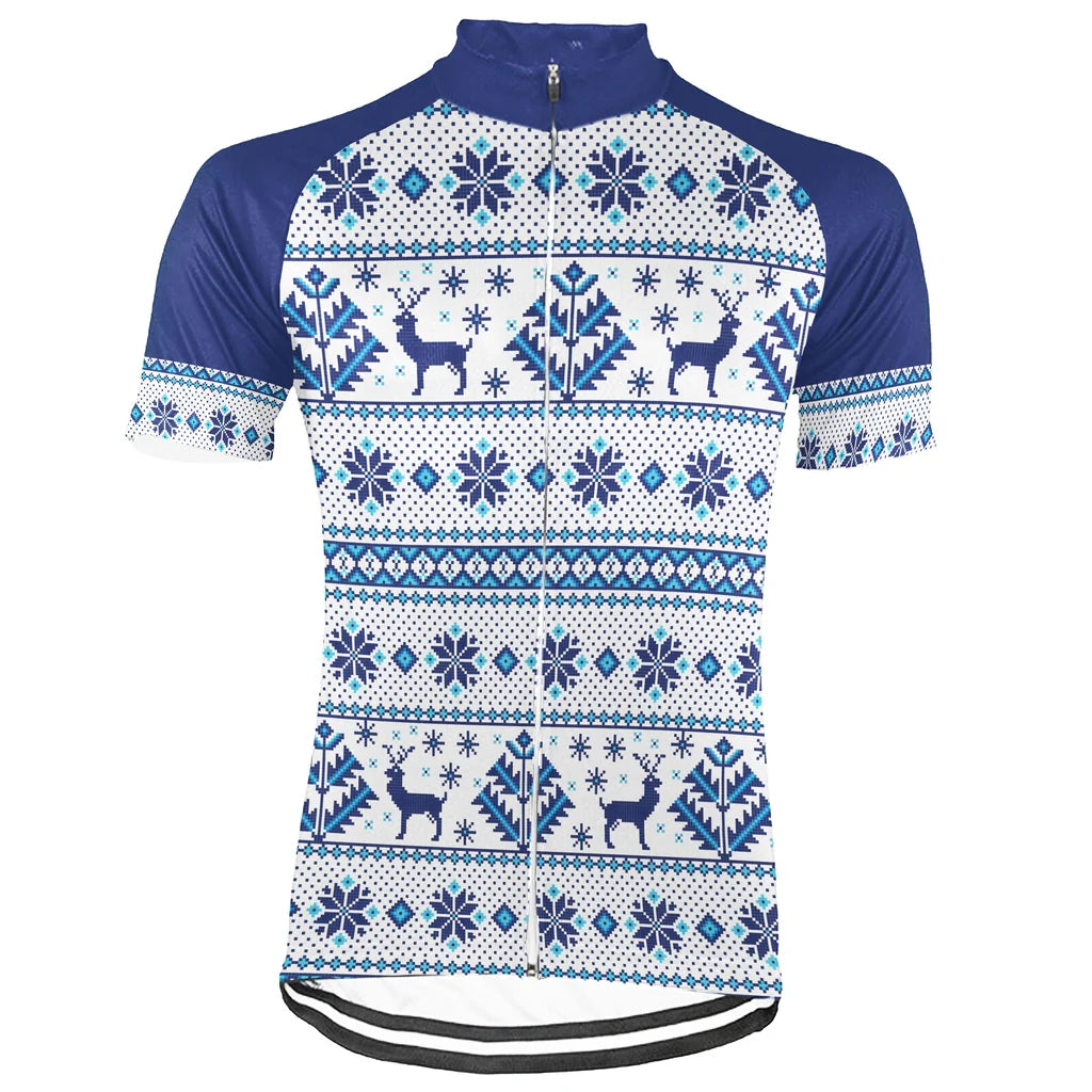 Customized Christmas Collection Men's Cycling Jersey Short Sleeve