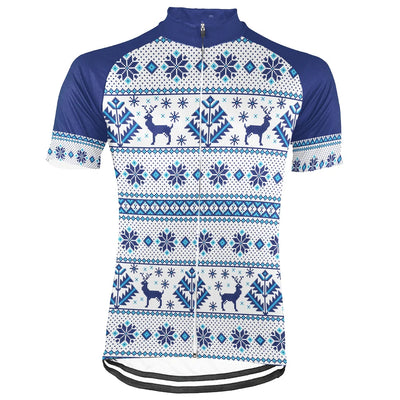 Customized Christmas Collection Men's Cycling Jersey Short Sleeve
